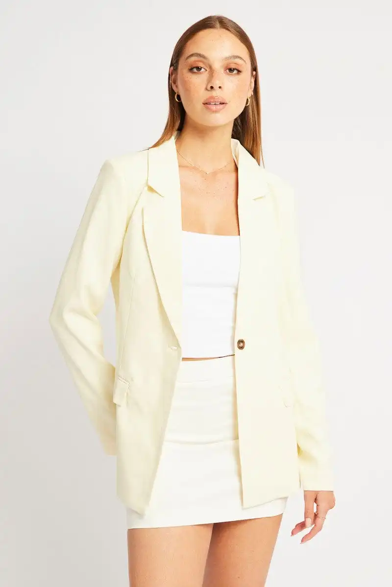 Yellow Smart Blazer