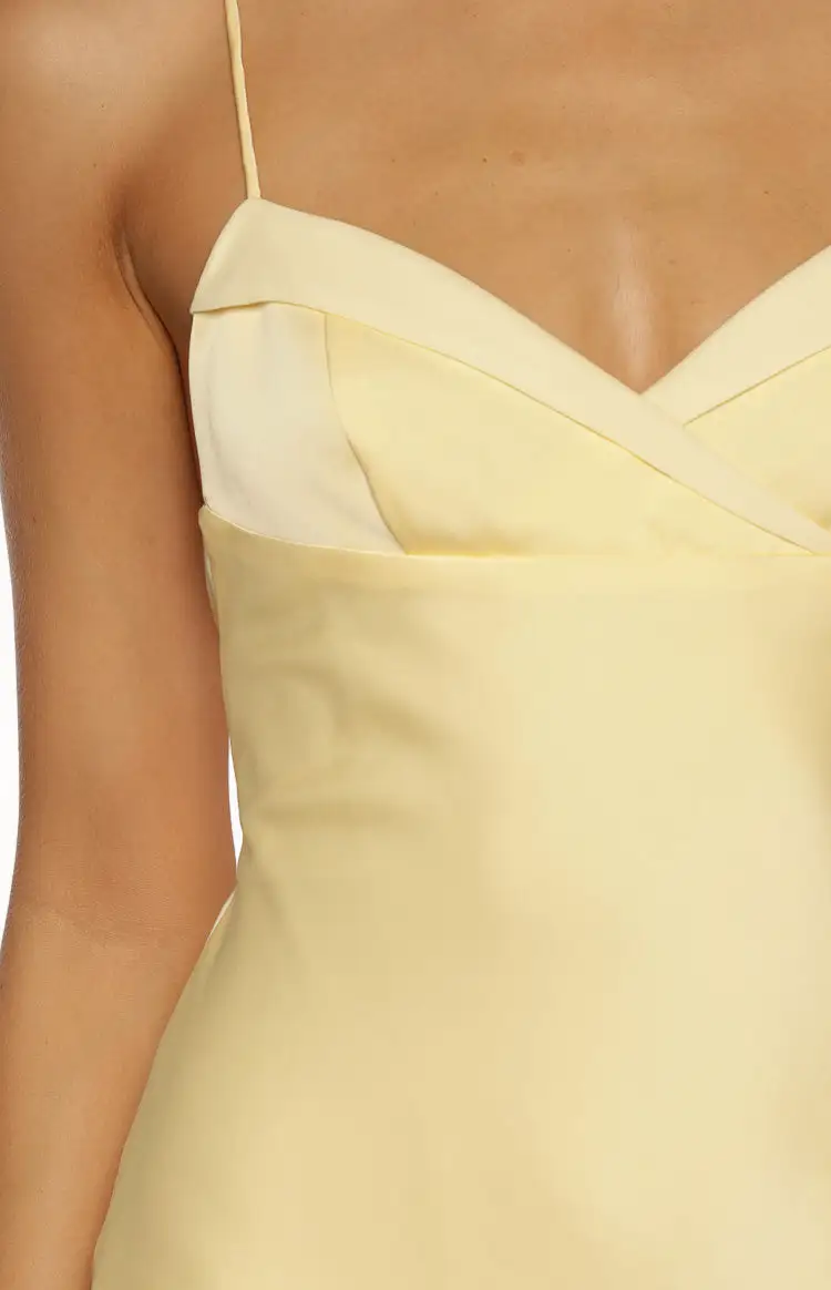 Satin Strapless Flowy Scarf Maxi Dress