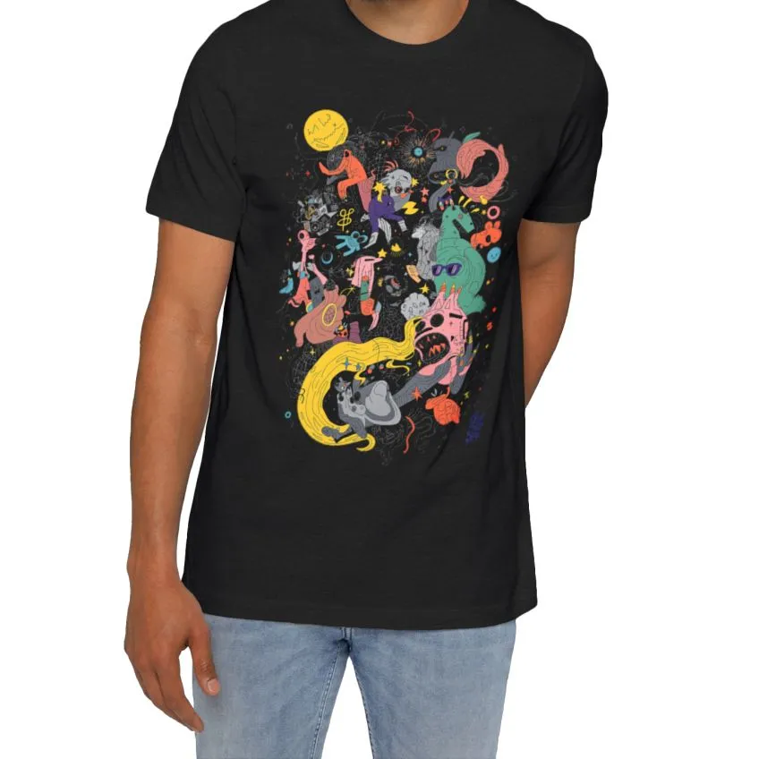 Abstract Artwork Graphic T-Shirt
