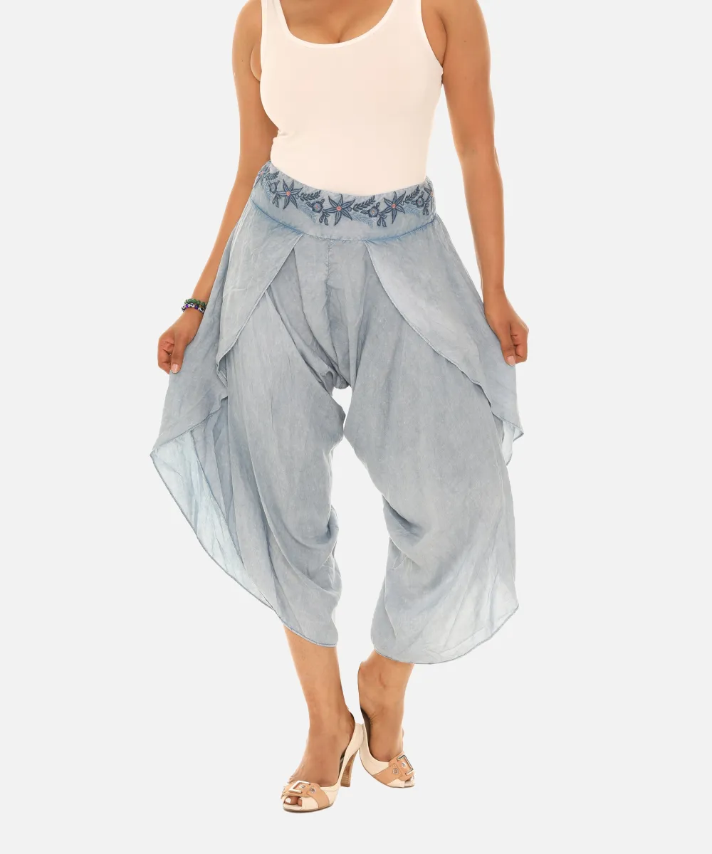 S Front Split Open Harem Pants Redefining And Comfort