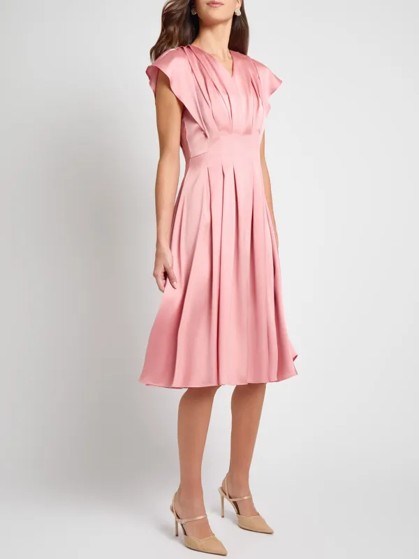 Smooth Little Fly Sleeve Dress