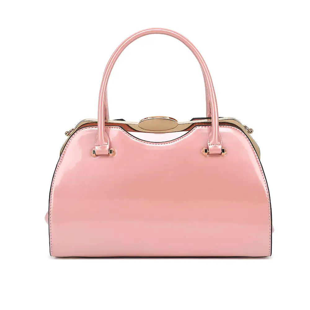 Patent Leather Satchel Bag