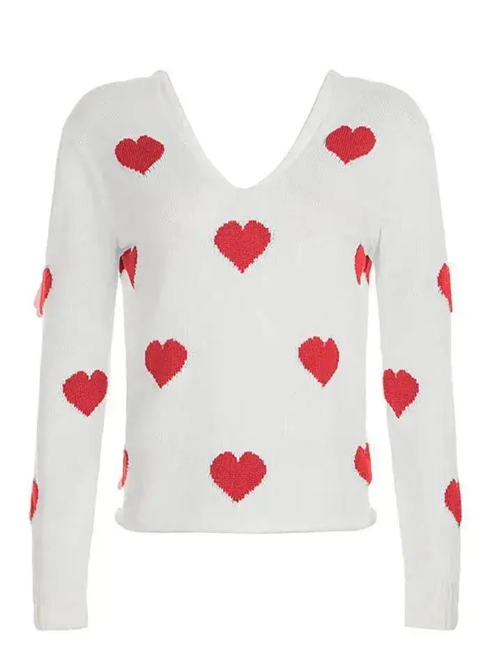 V-Neck Crew-Neck Relaxed Sweater