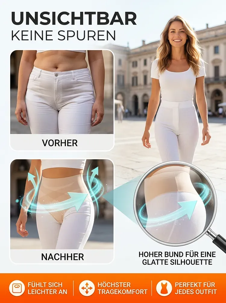 High-Waist Tummy Control Shapewear Butt Lifter Panties Cross-Band Waist Trainer Briefs