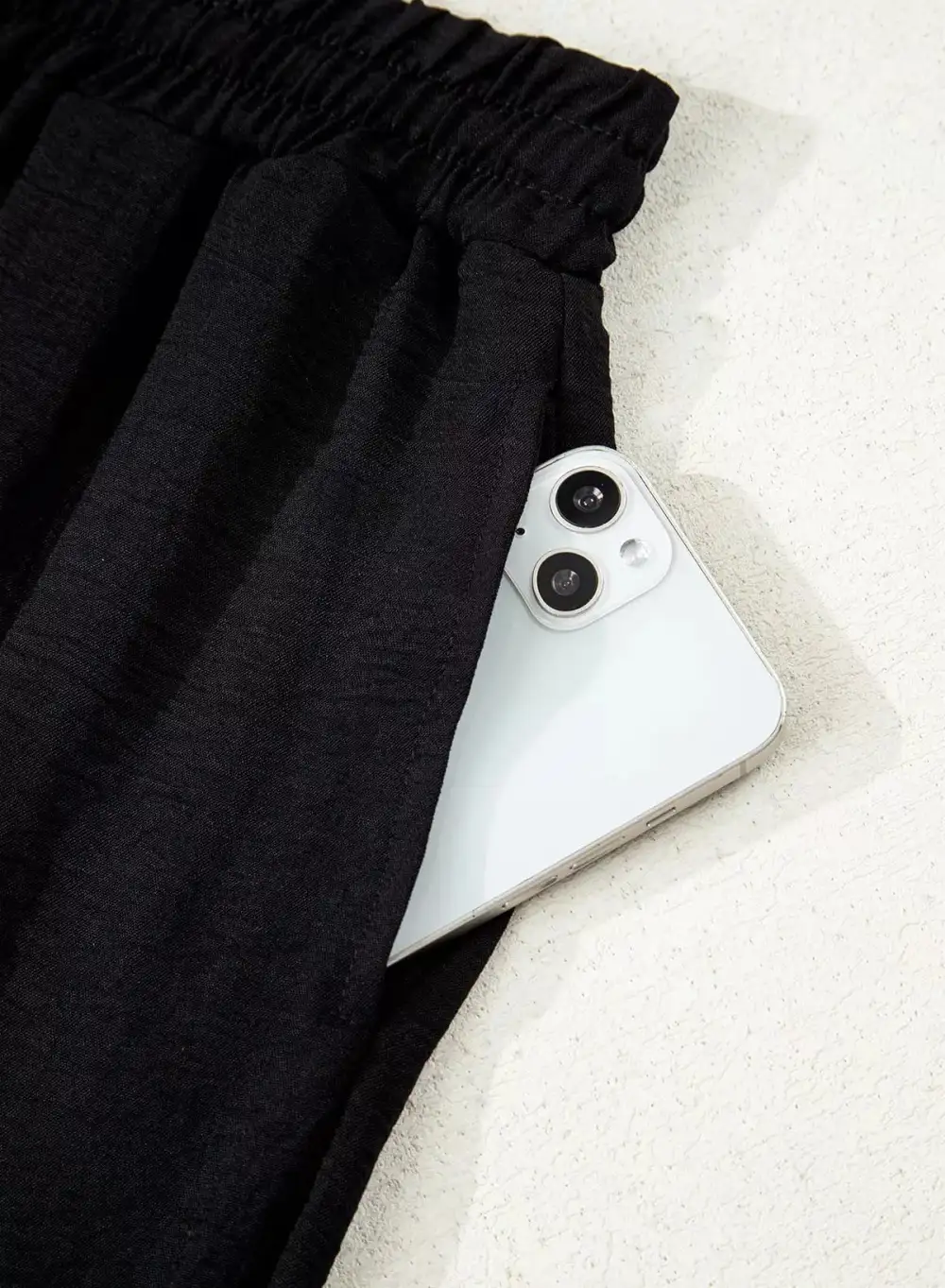 Casual Wide Leg Drawstring Pants