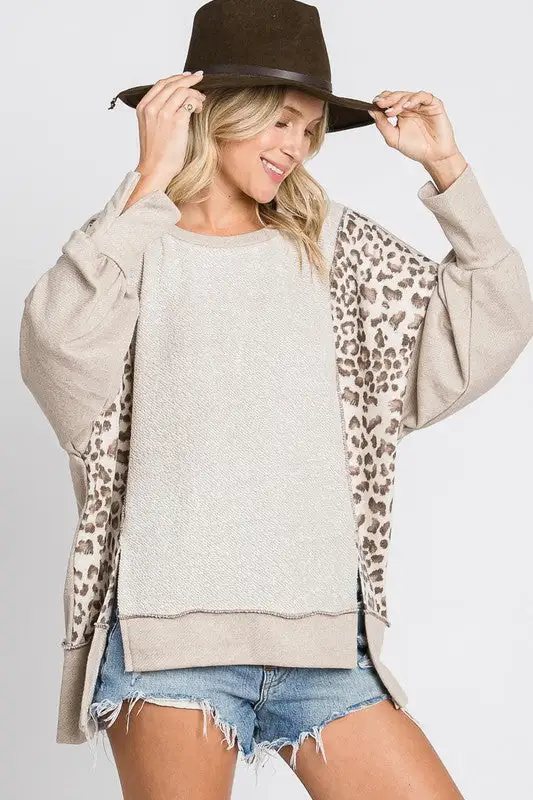 Tawny Kay Leopard Top | URBAN ECHO SHOP