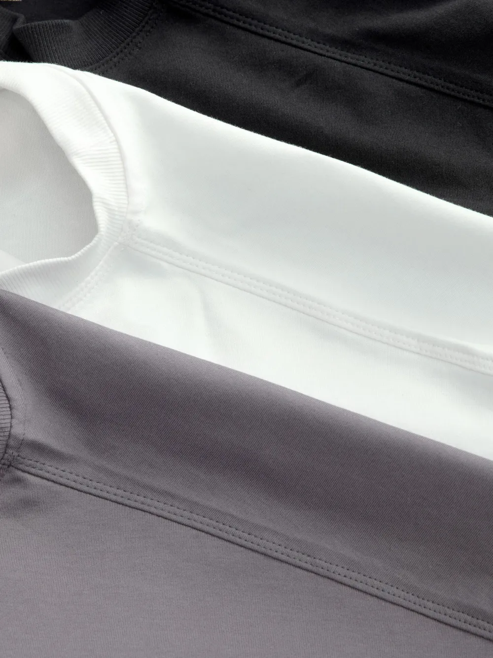 3-Piece Set Of Oversized Pure Cotton T-Shirts