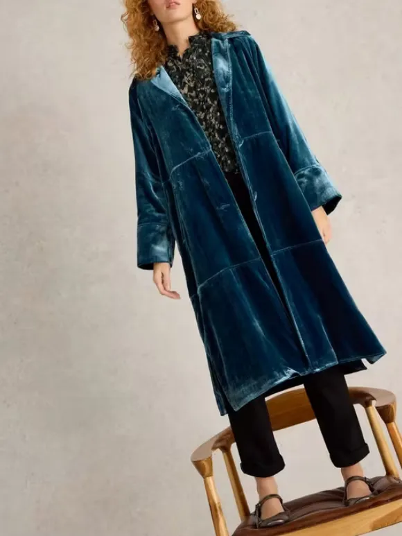 Velvet Duster Coat