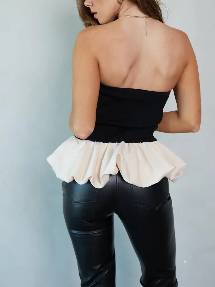 Strapless Bubble Corset Top