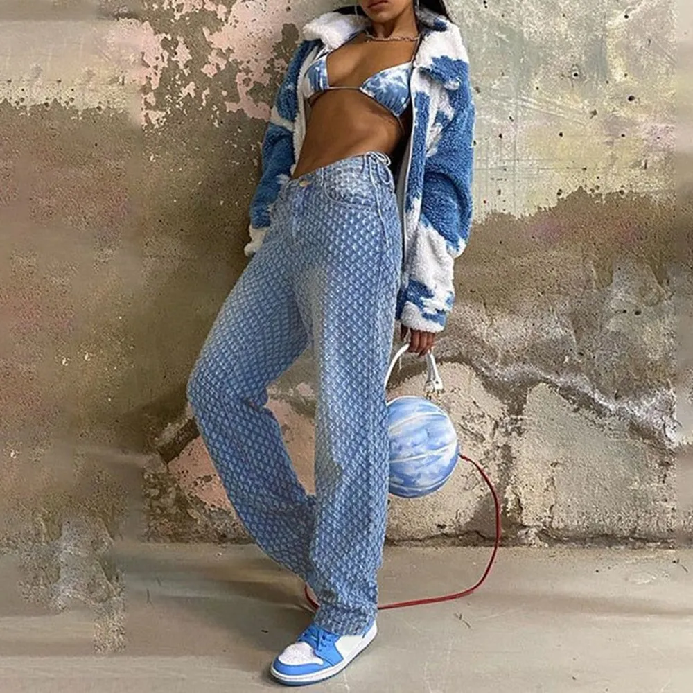 Vintage High Waist Ripped Jeans