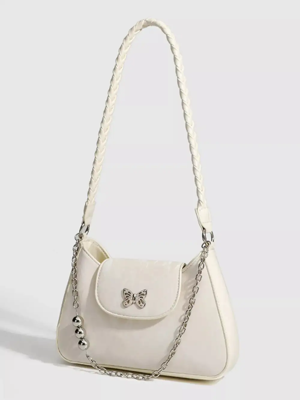 Butterfly Decor Shoulder Bag