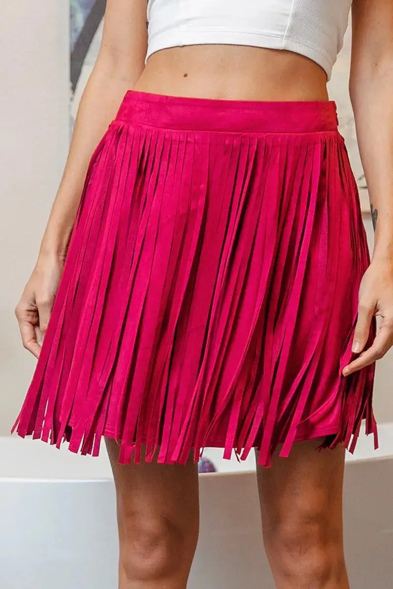 Bibi Fringe Skirt