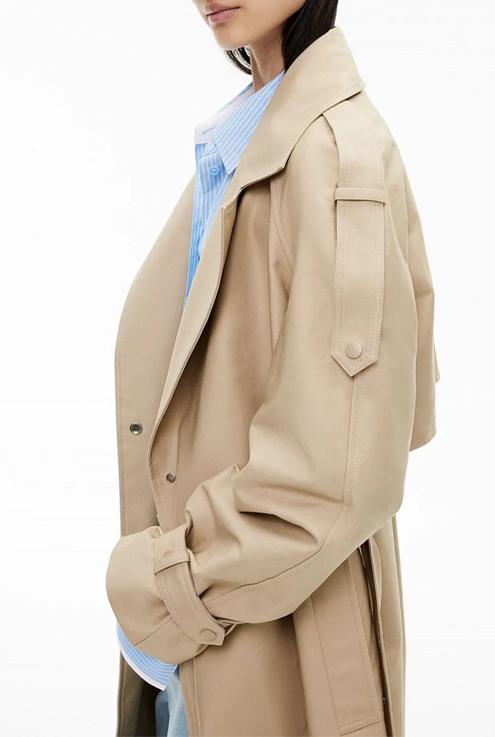 Simple Front-Buttoned Windbreaker