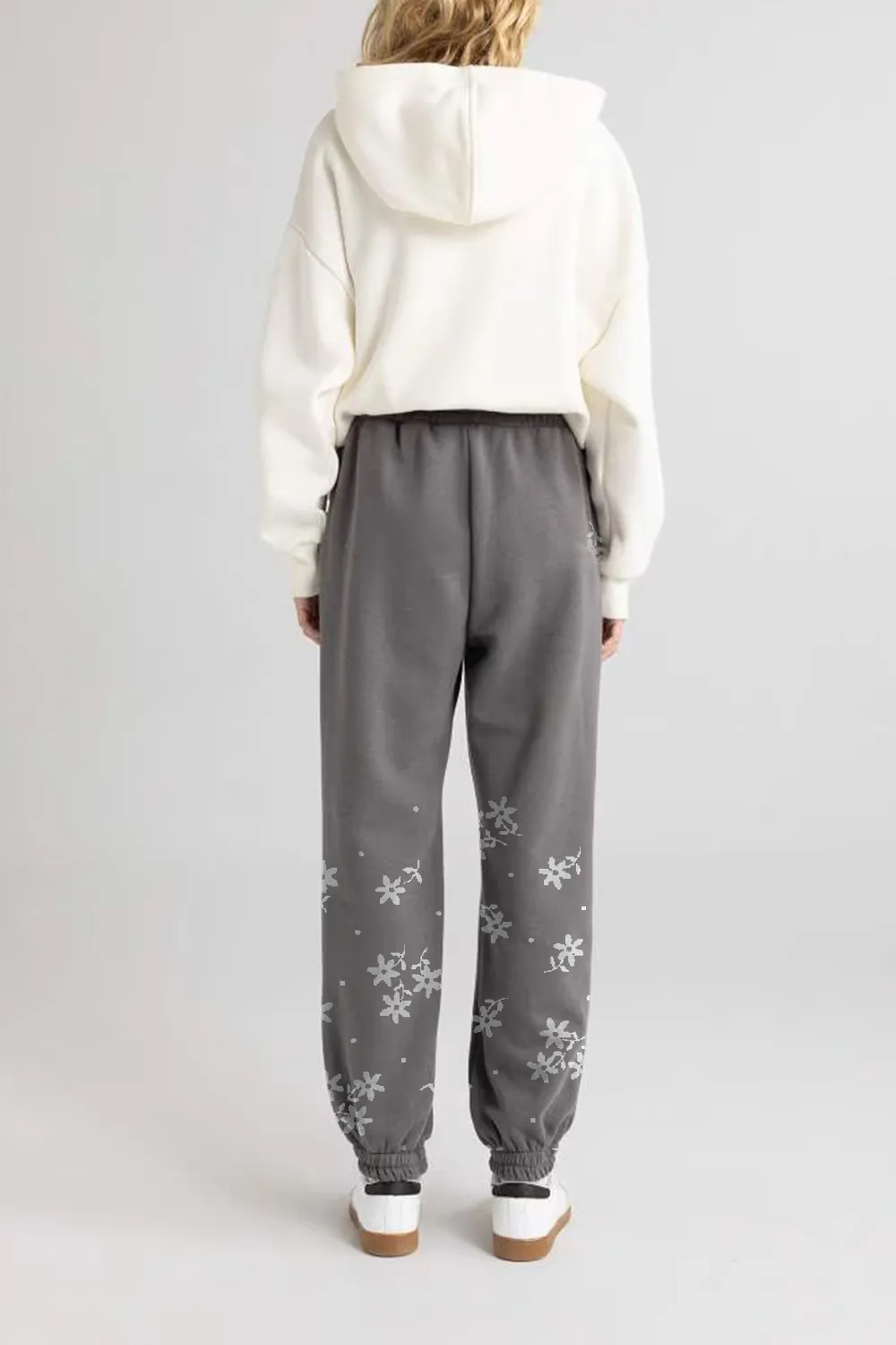 Jogger Thick Sweatshirt Fabric Trousers