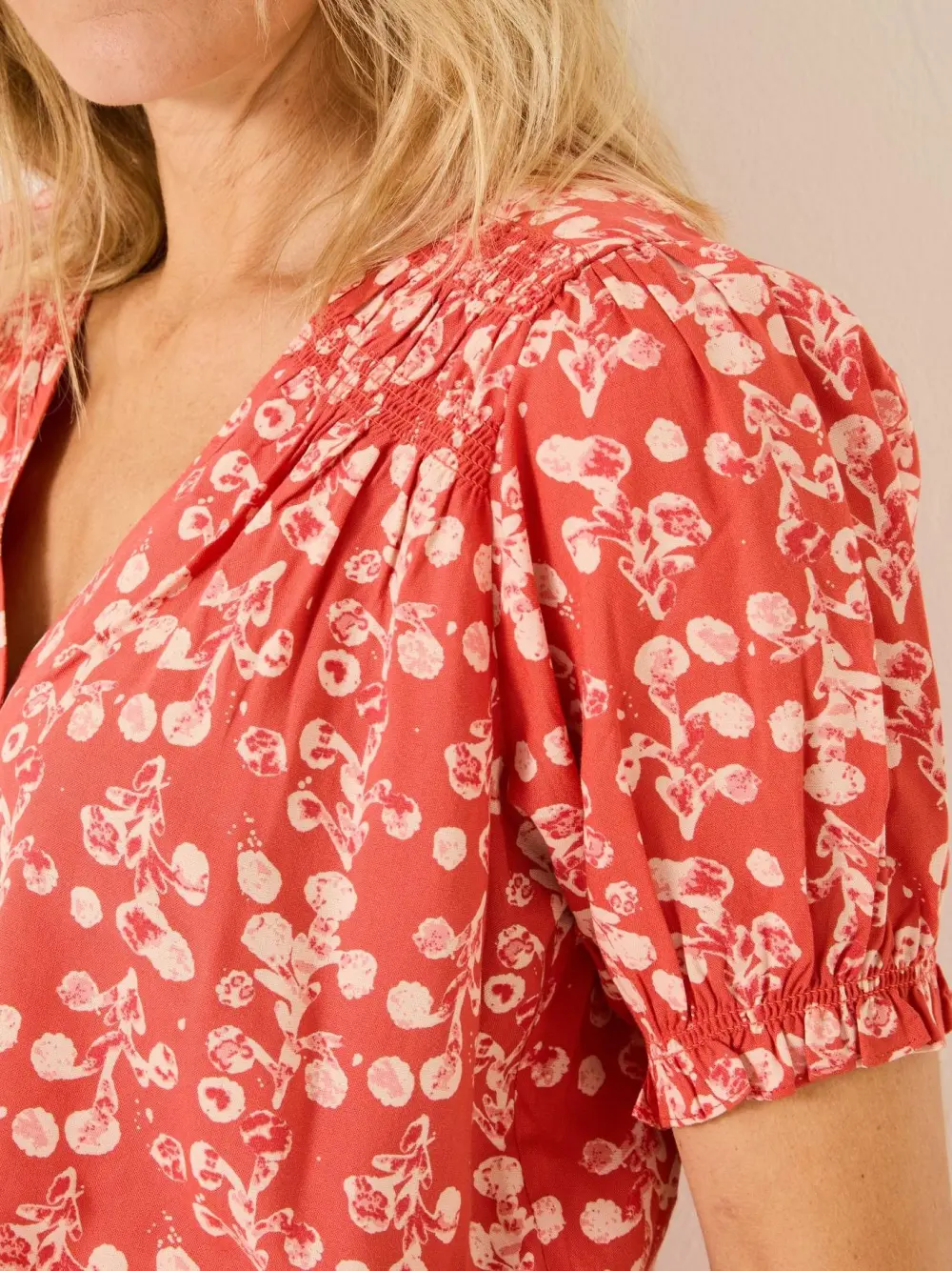 Burnt Orange Jade Blouse