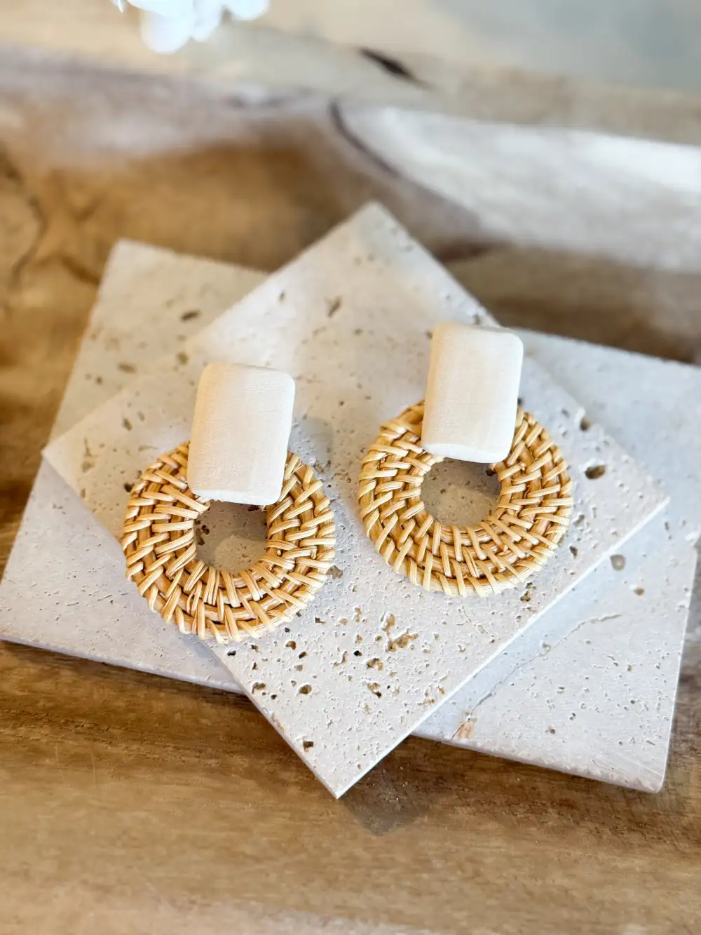 Everyday Rattan Earrings