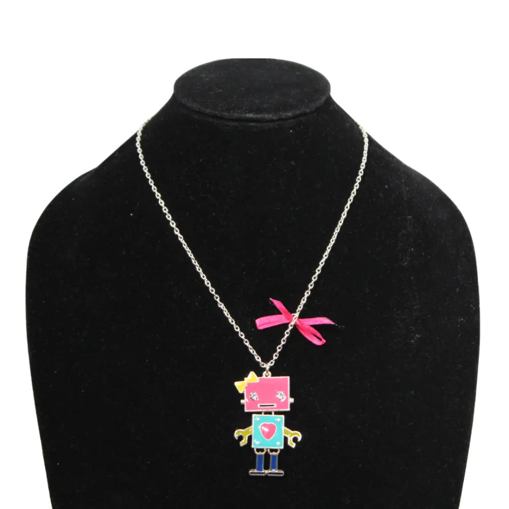 Cute Lil Robotic Necklace For Girls