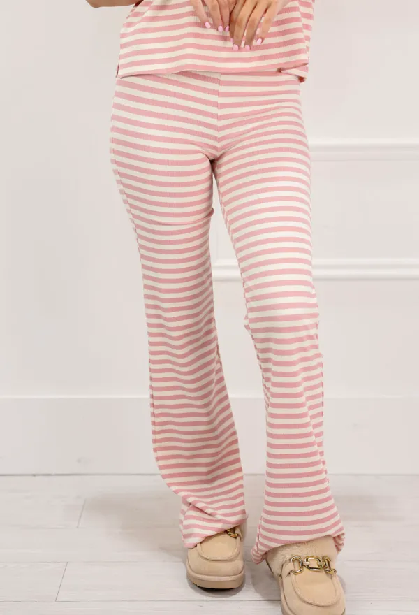 Minimal Ribbed Pants Set