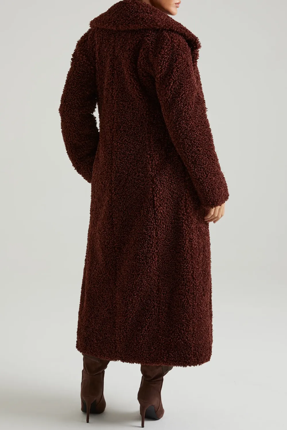 Constant Temperature Lambskin Long Warm Coat