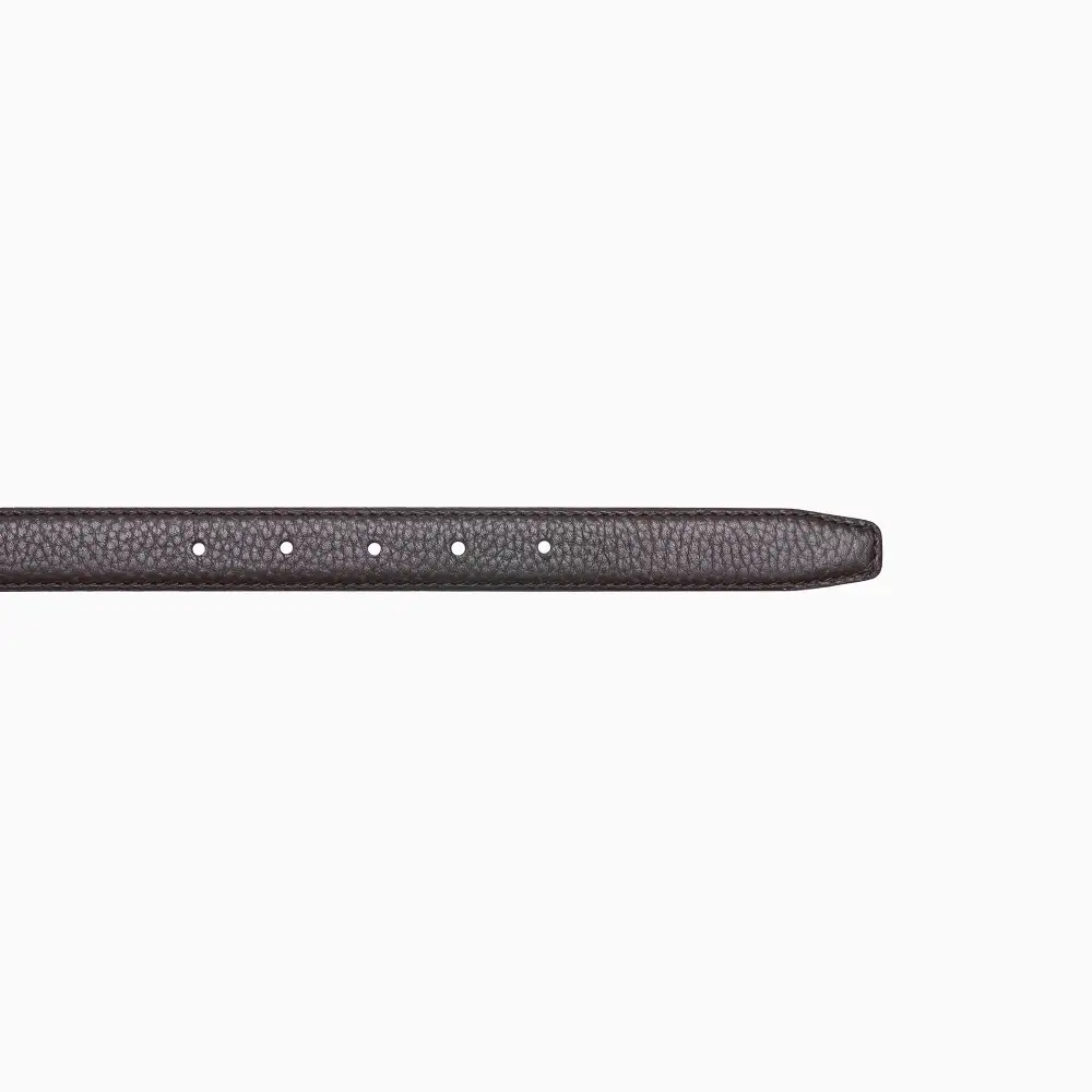 Modern Pebbled Leather Waist Belt