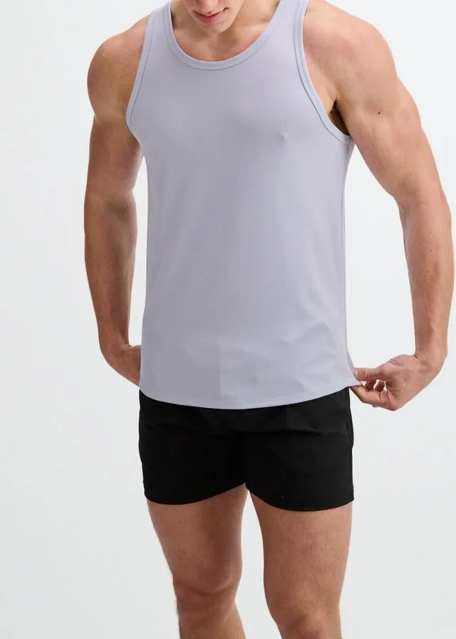 Textured Ribbed Stretch Tank Top
