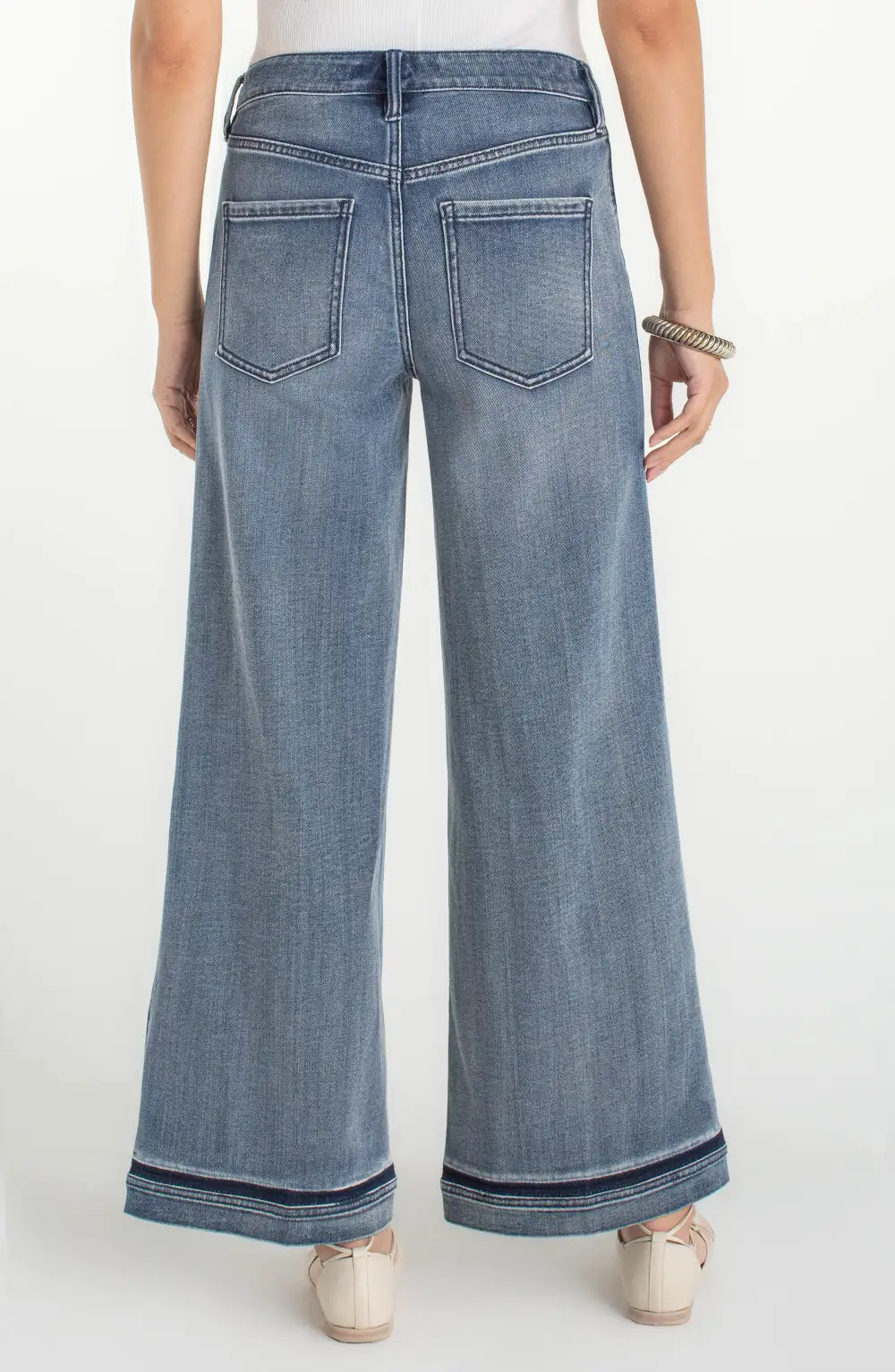 Wide Leg Straight Leg Jeans