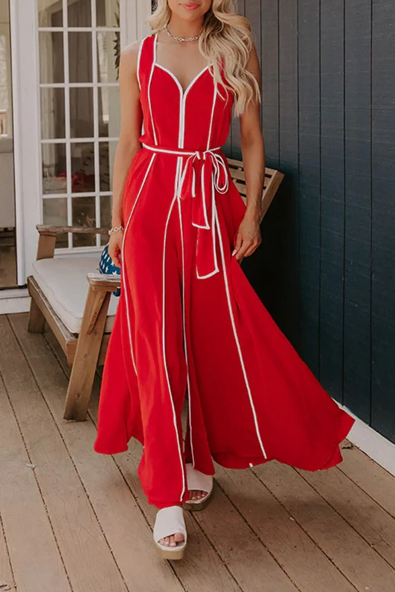 Loose French Lazy Style Women's Jumpsuit