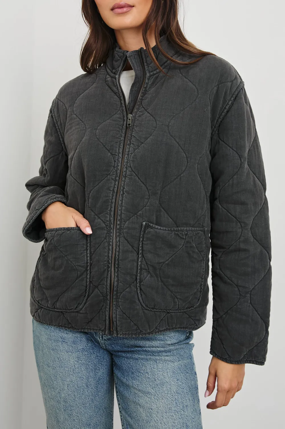 Zippered Large Pocket Warm Women's Jacket