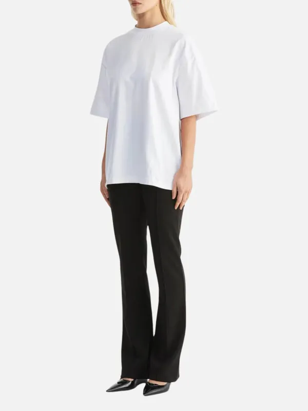 Plain Half Sleeve Round Neck Top