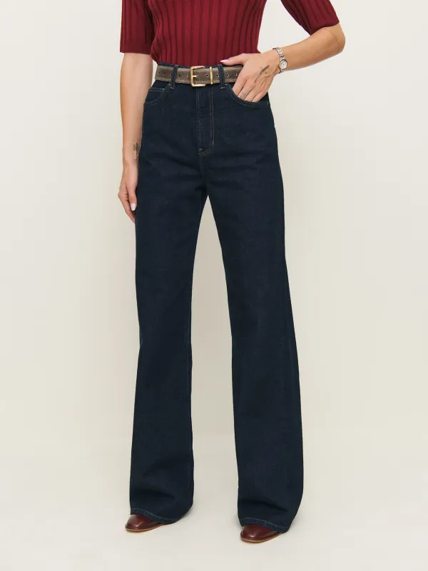 High Rise Slouchy Wide Leg Jeans