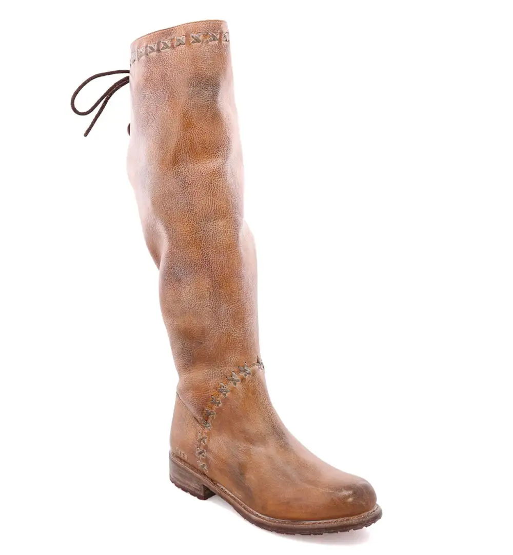 Side Zip Leather Ankle Boots