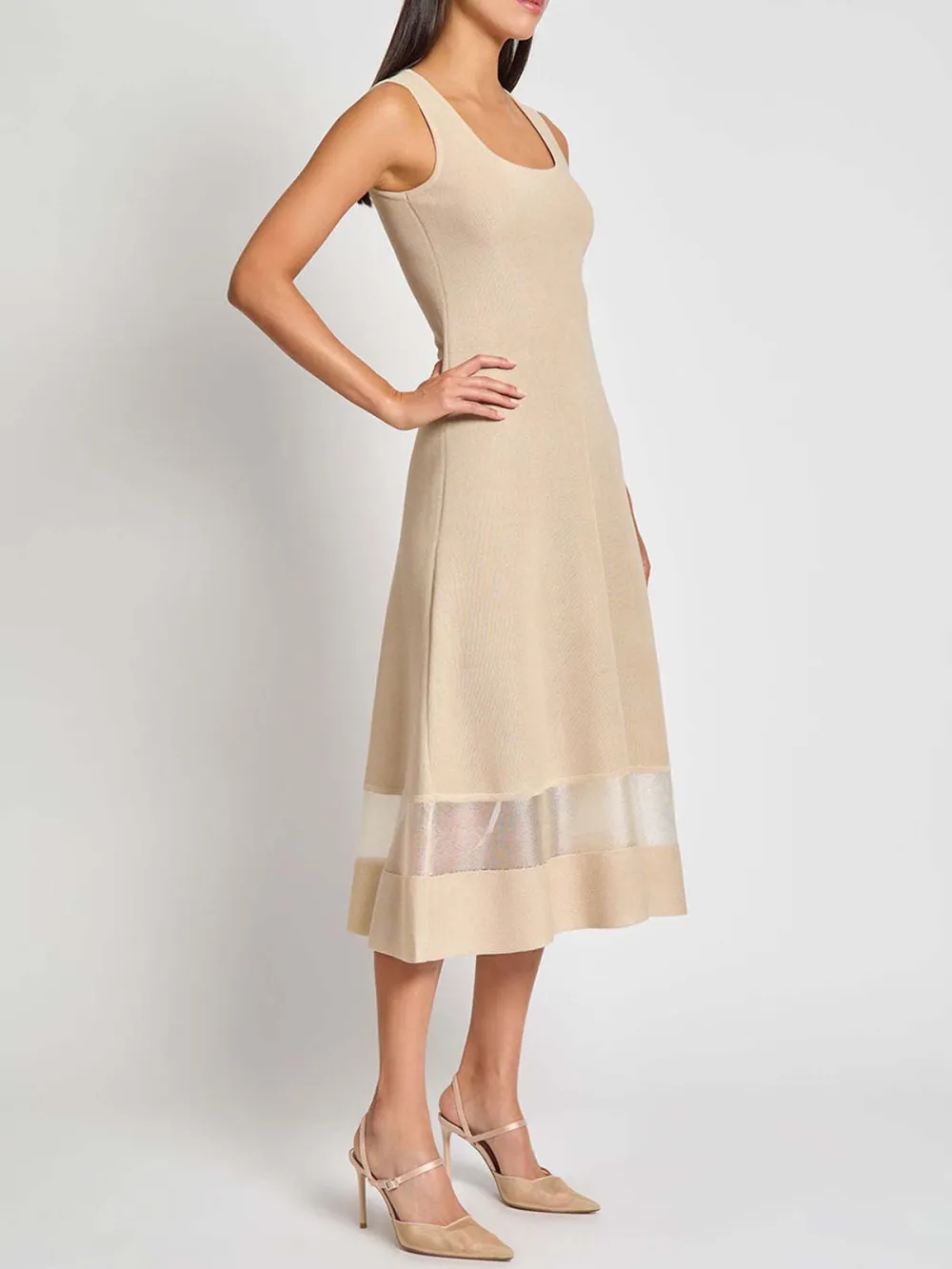 Sleeveless Long Dress