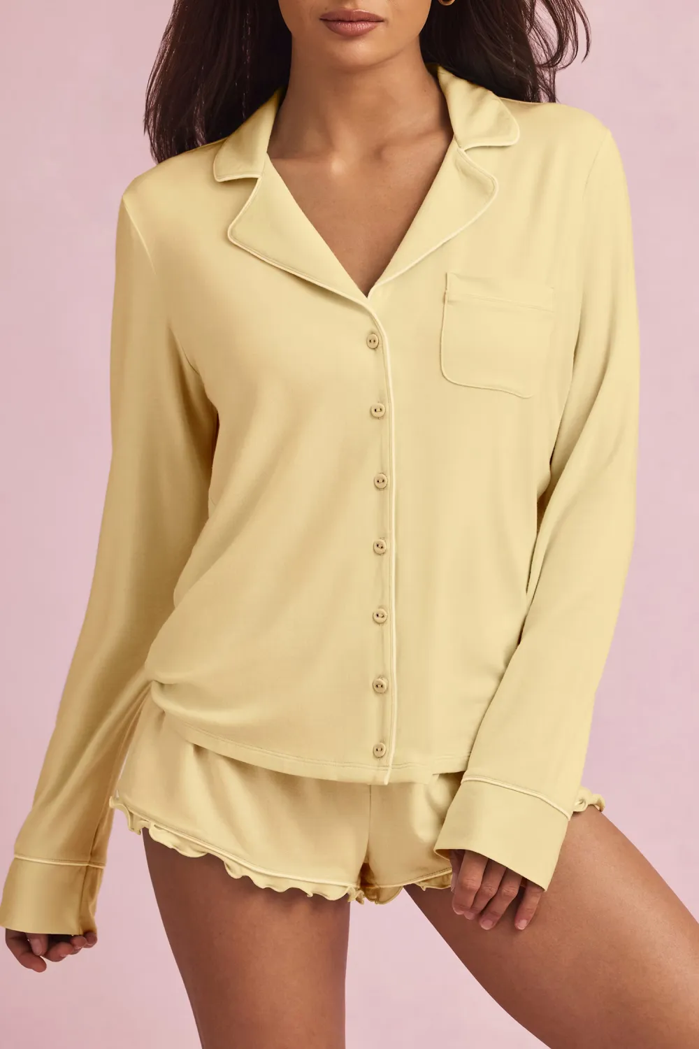 Casual Solid Color Soft Home Clothes
