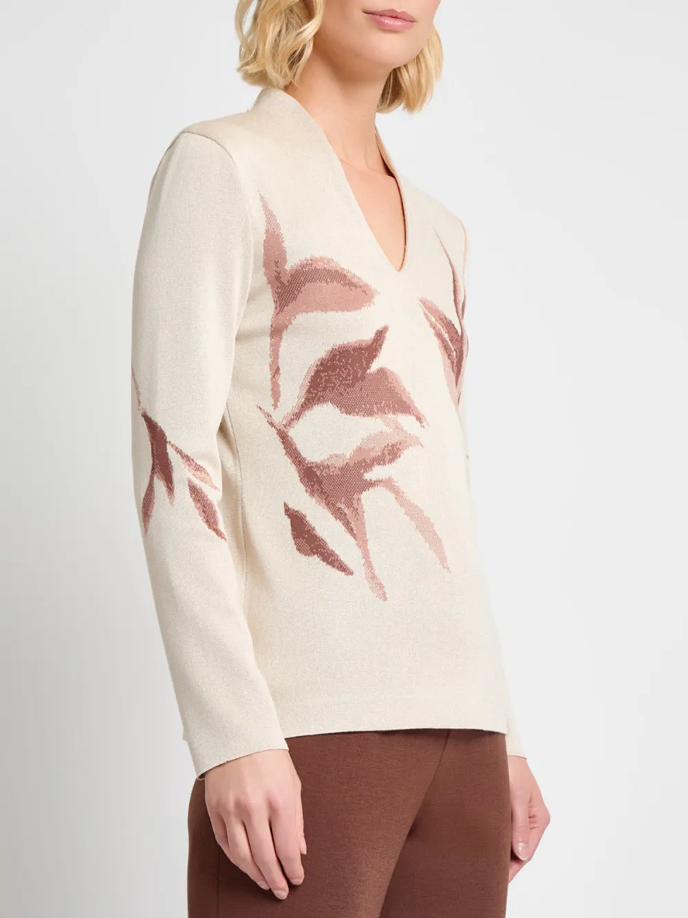 V-Neck Long Sleeved Tunic