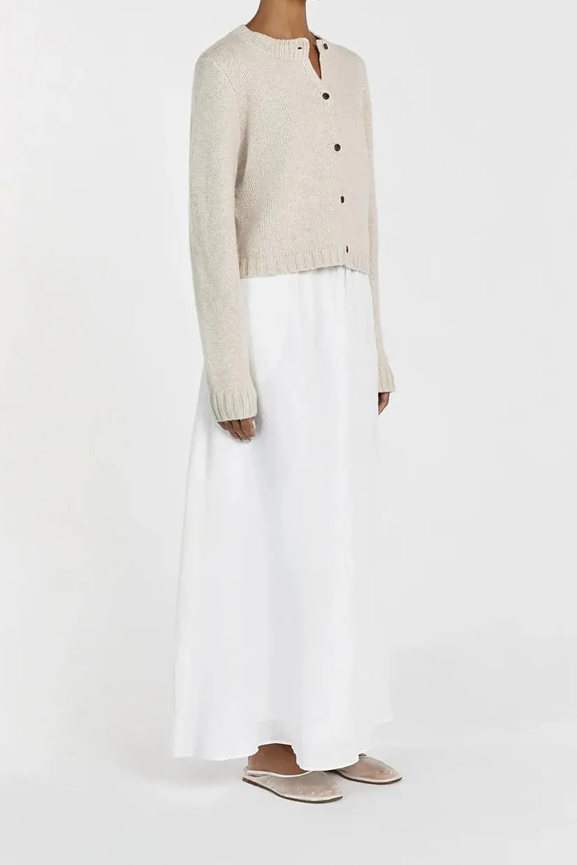 CHALK KNIT CARDIGAN