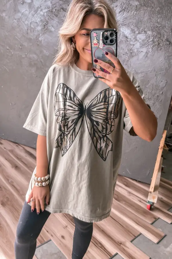 Casual Oversize Big Bow Tee