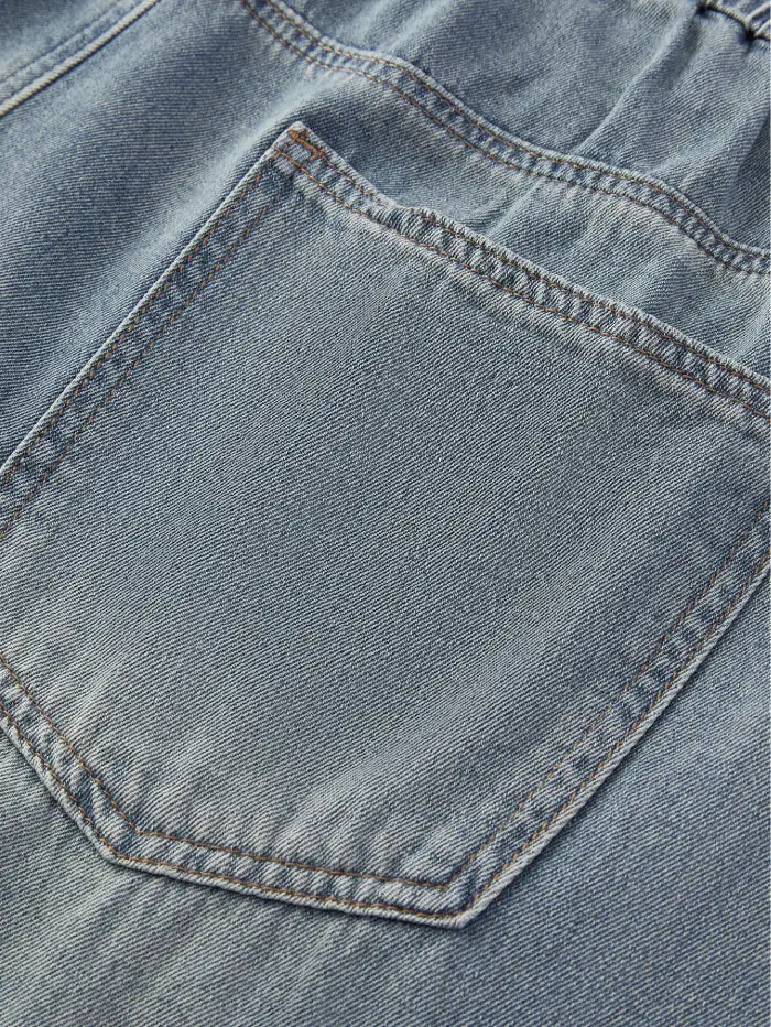 Men's Relaxed Drawstring Denim Pants