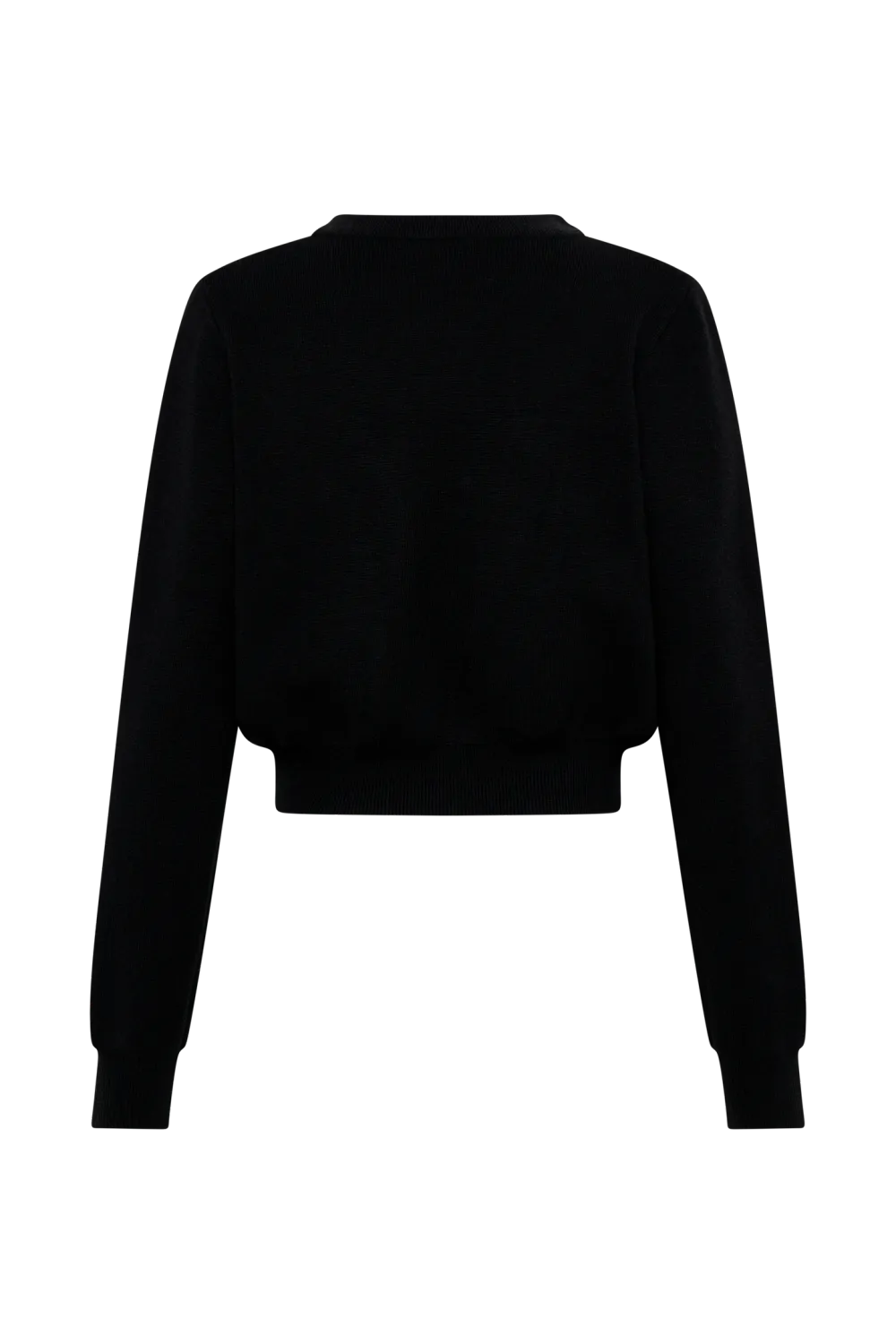 Crew Neck Knit Cardigan