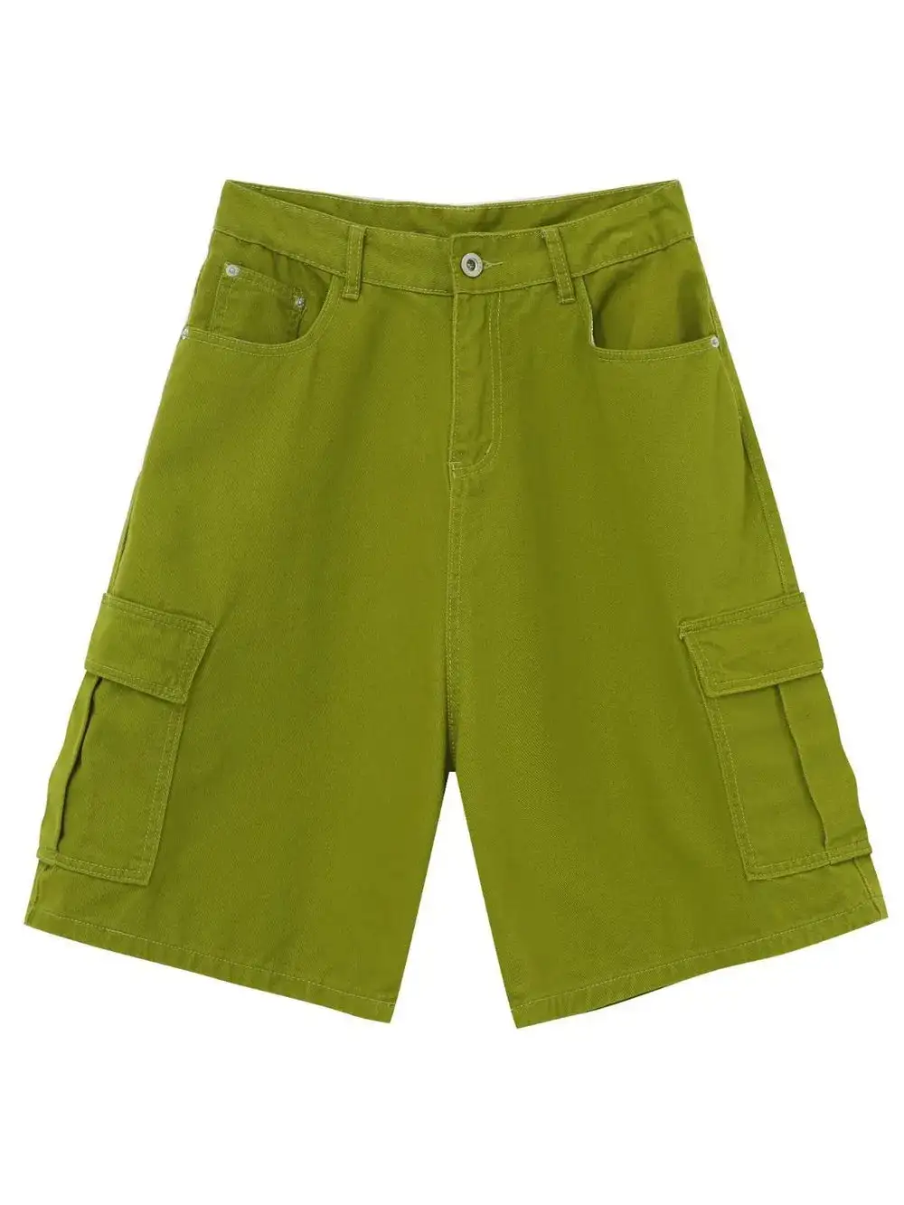 Modern Utility Cotton Blend Casual Shorts