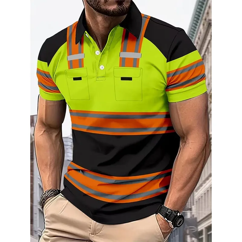 Men's Printed Polo