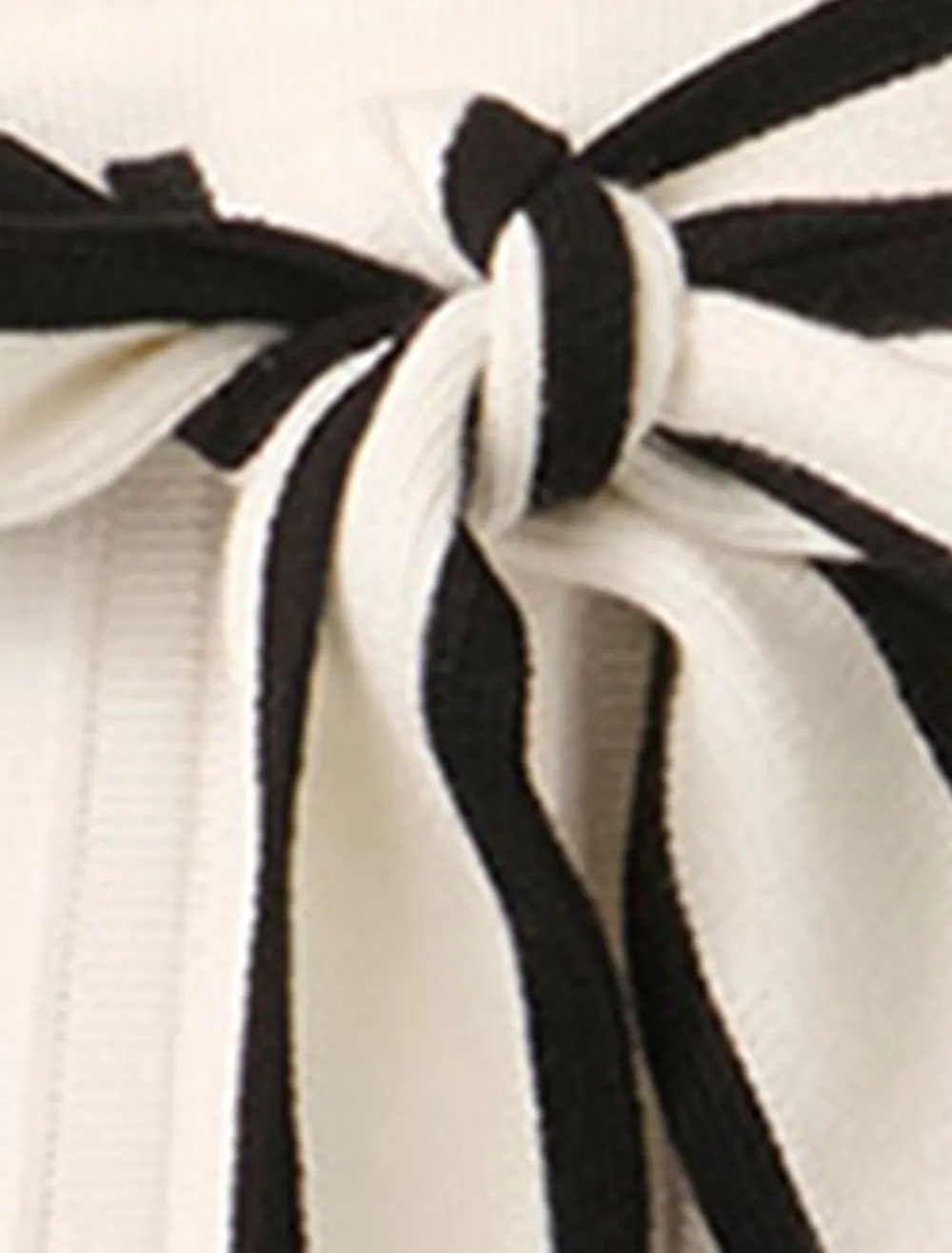 Tipped A Line Midi Dress