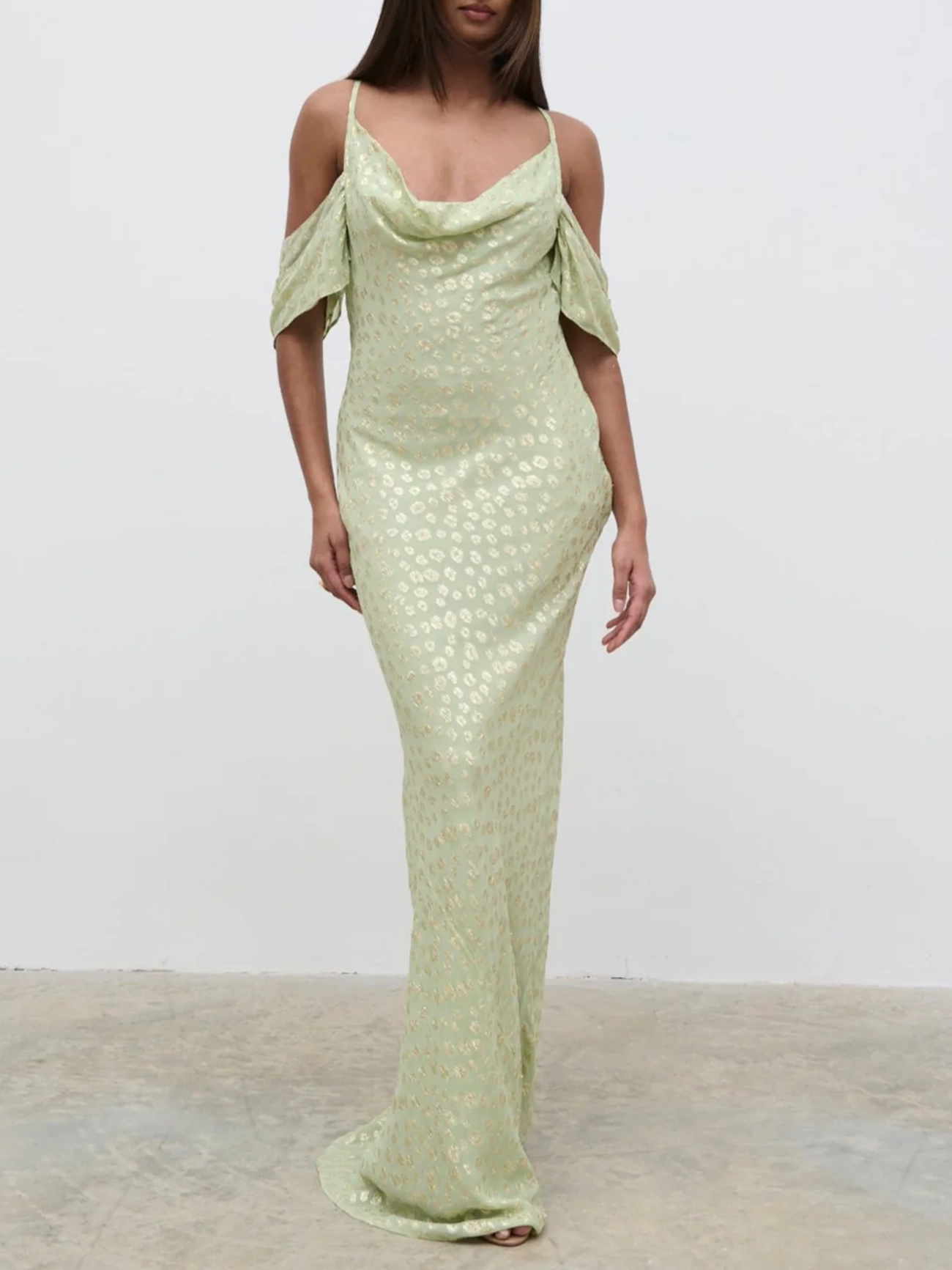 Cold Shoulder Maxi Dress