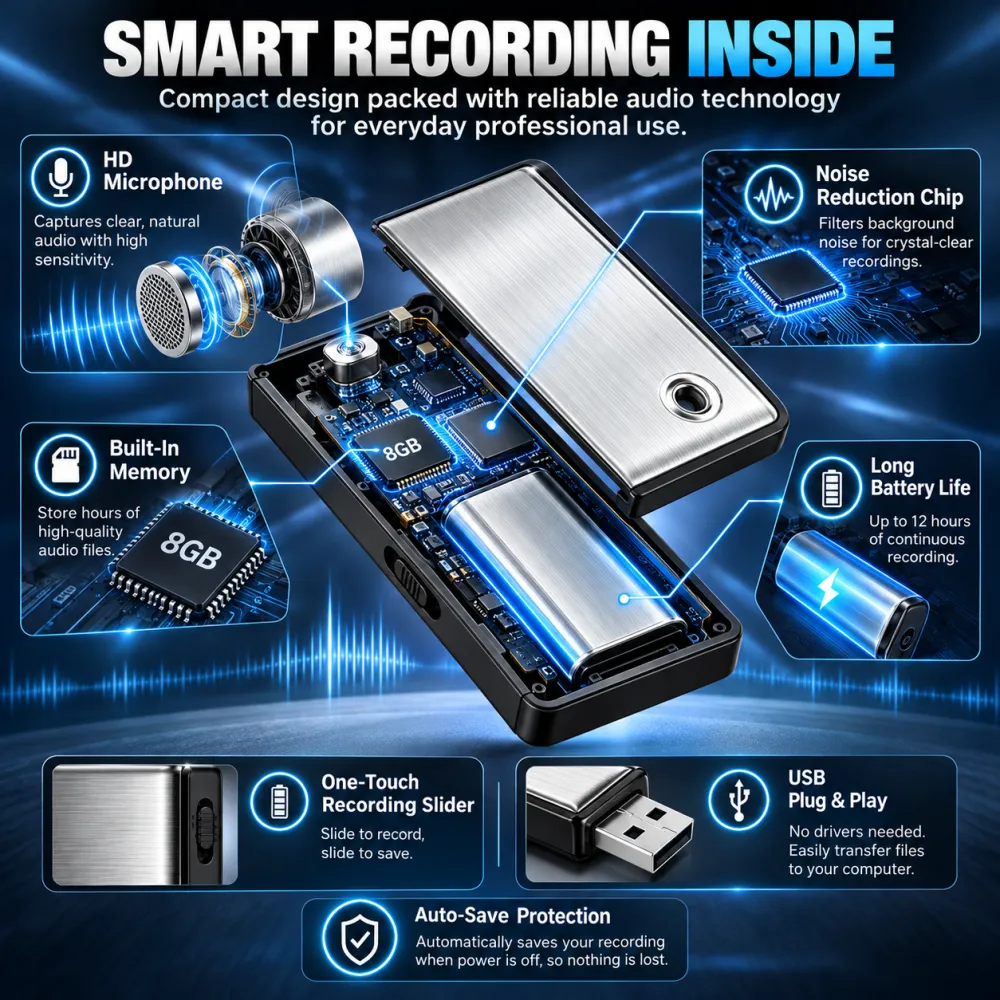 HD Voice Recorder USB Drive