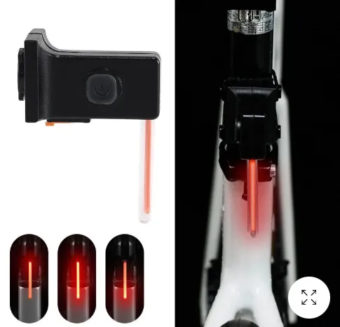 Bicycle dripping tail light, USB charging, ultra-long battery life bicycle tail light, night riding warning LED bicycle tail light