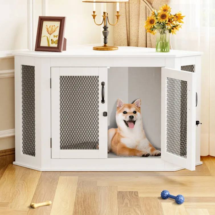 Corner Dog Crate