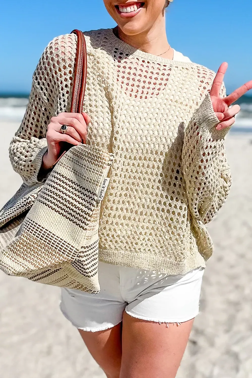 Hollow Resort Style Sweater