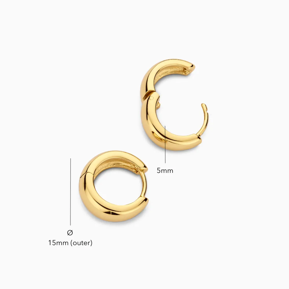 Sculpted Beaded Hoop Earrings