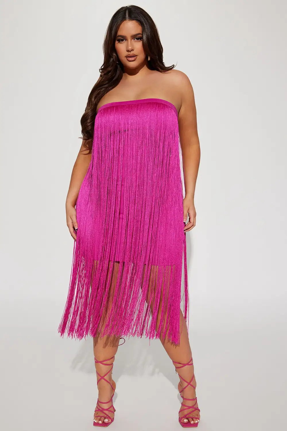 Inquisition Storm Mini Dress - Magenta