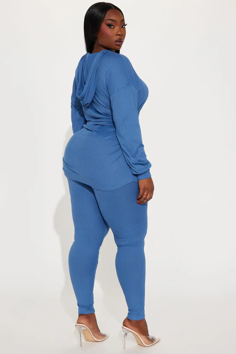 Time Is Right Legging Set - Denim