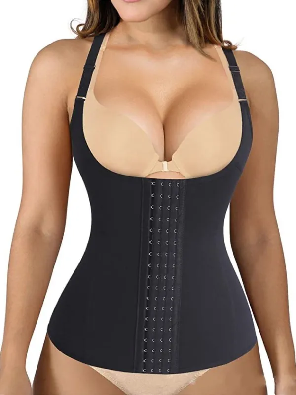 Plain Casual Women Shapewear